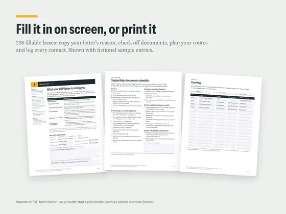Product image: Fill-in pages, with fictional sample entries. Opens a larger view.